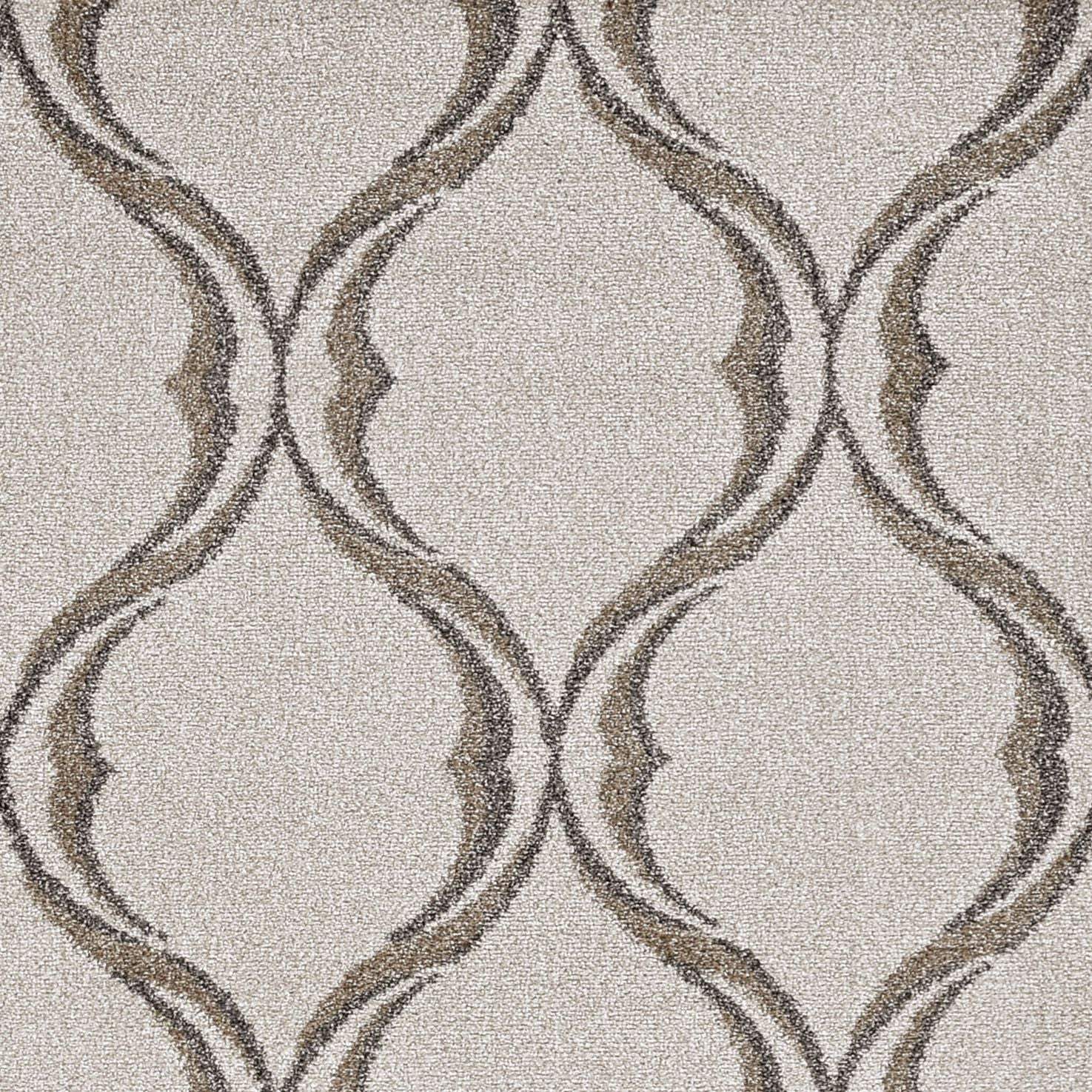 8' X 11' Ivory Moroccan Indoor Outdoor Area Rug - Image 7