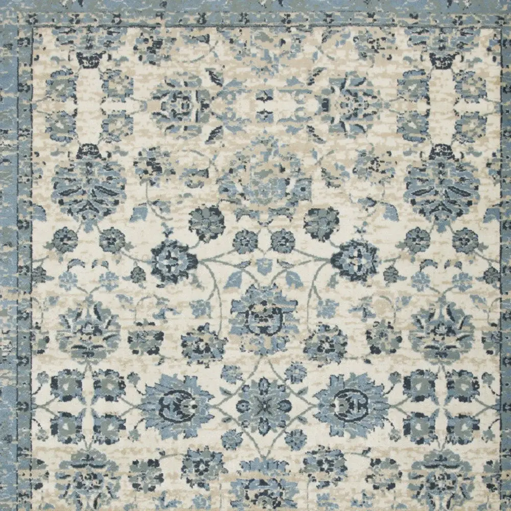 8' X 11' Ivory Oriental Area Rug - Image 3
