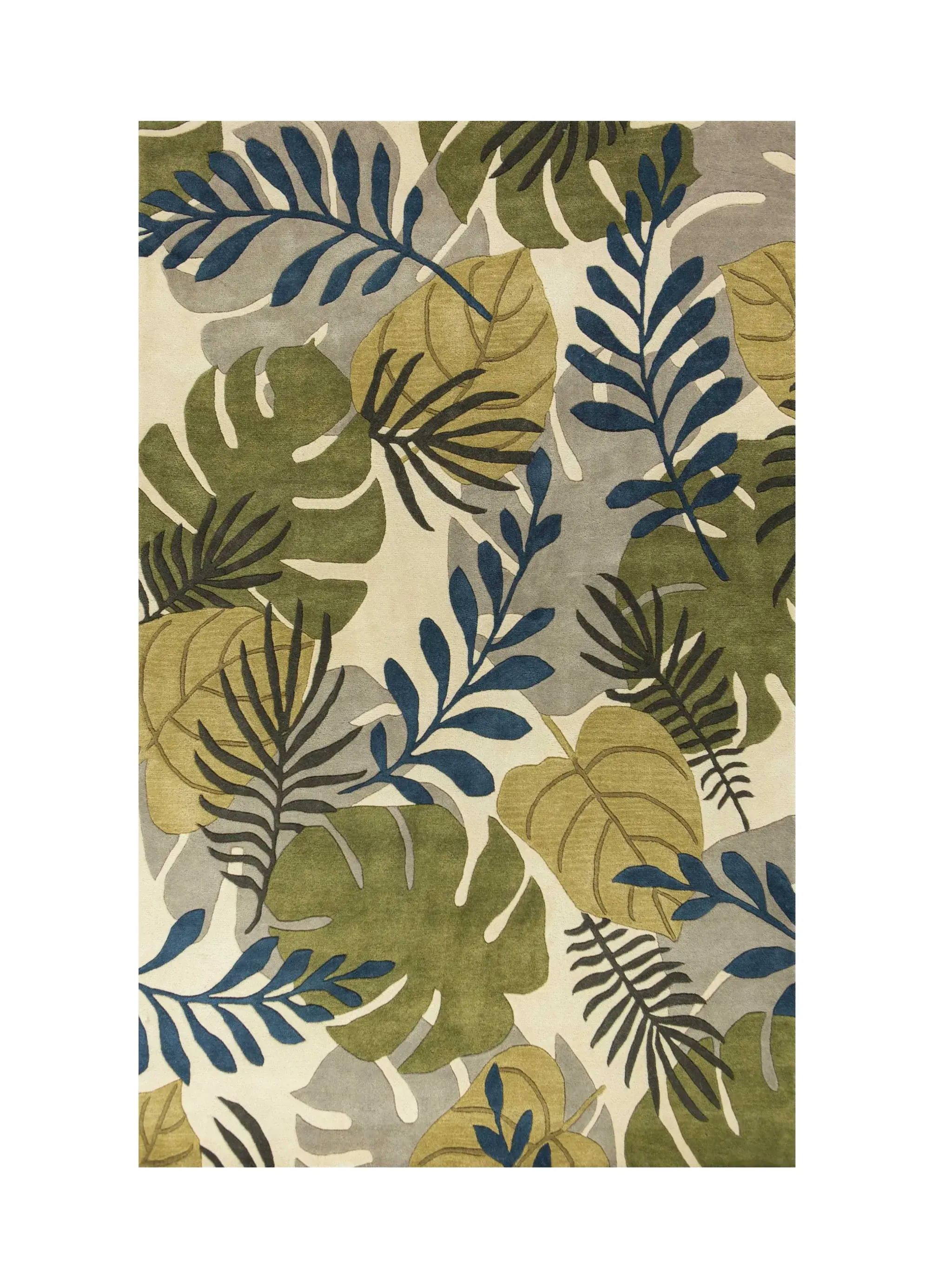 8' X 11' Ivory Wool Handmade Area Rug - Image 2