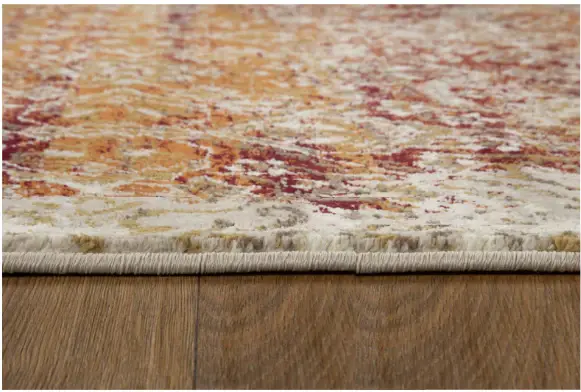 8' X 11' Rust Oriental Area Rug - Image 4