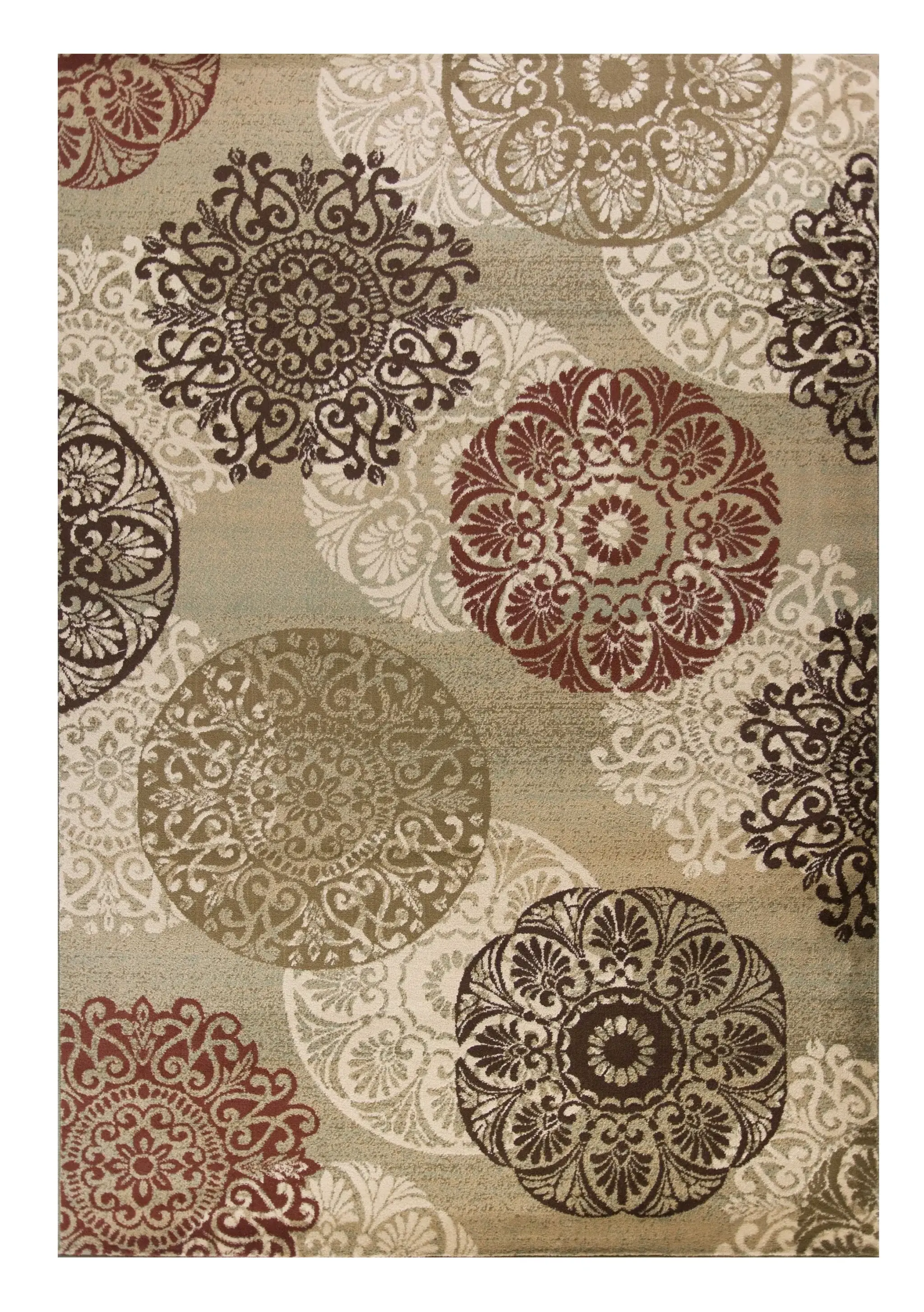 8' X 11' Sage Green Area Rug - Image 2