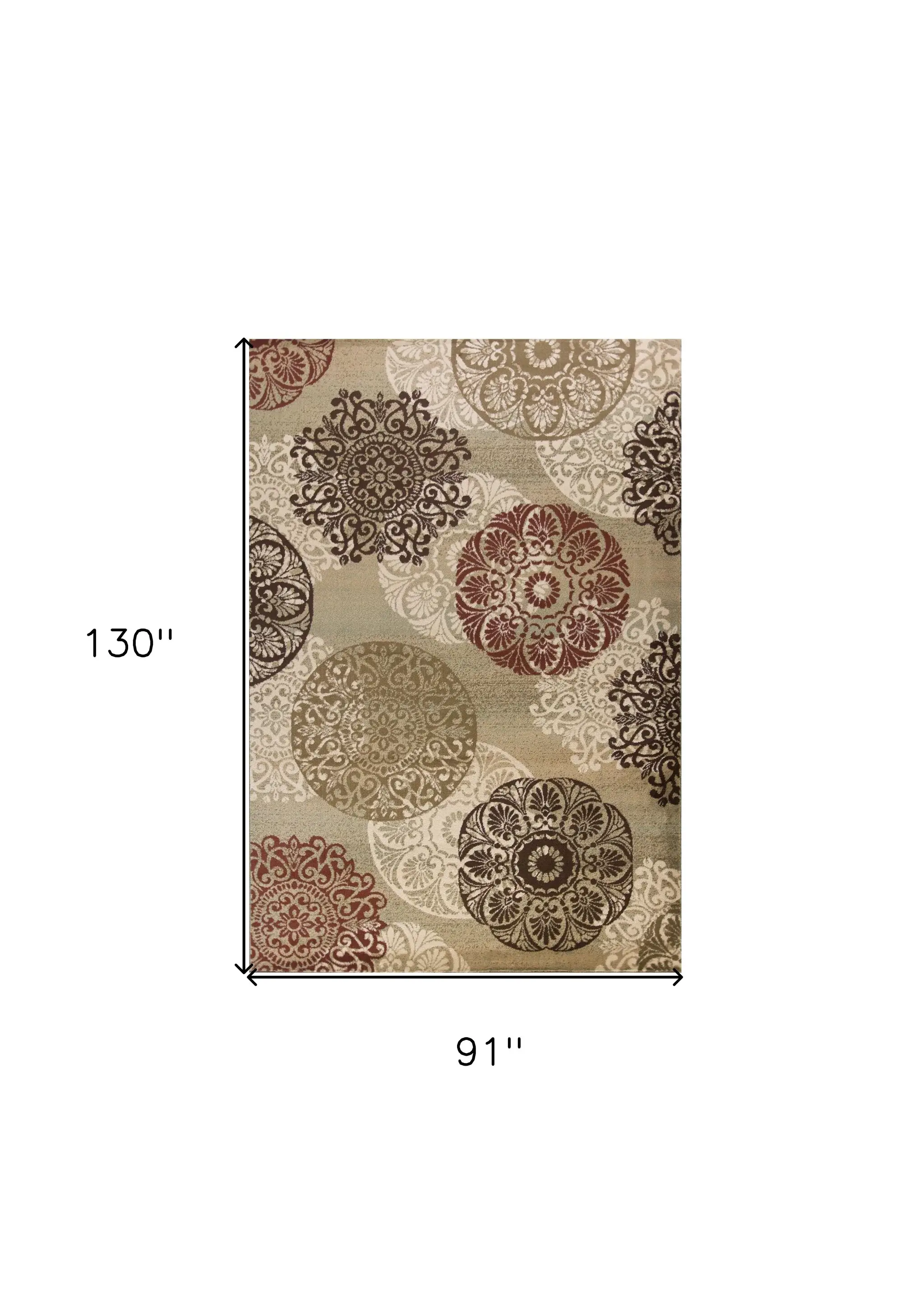 8' X 11' Sage Green Area Rug - Image 3