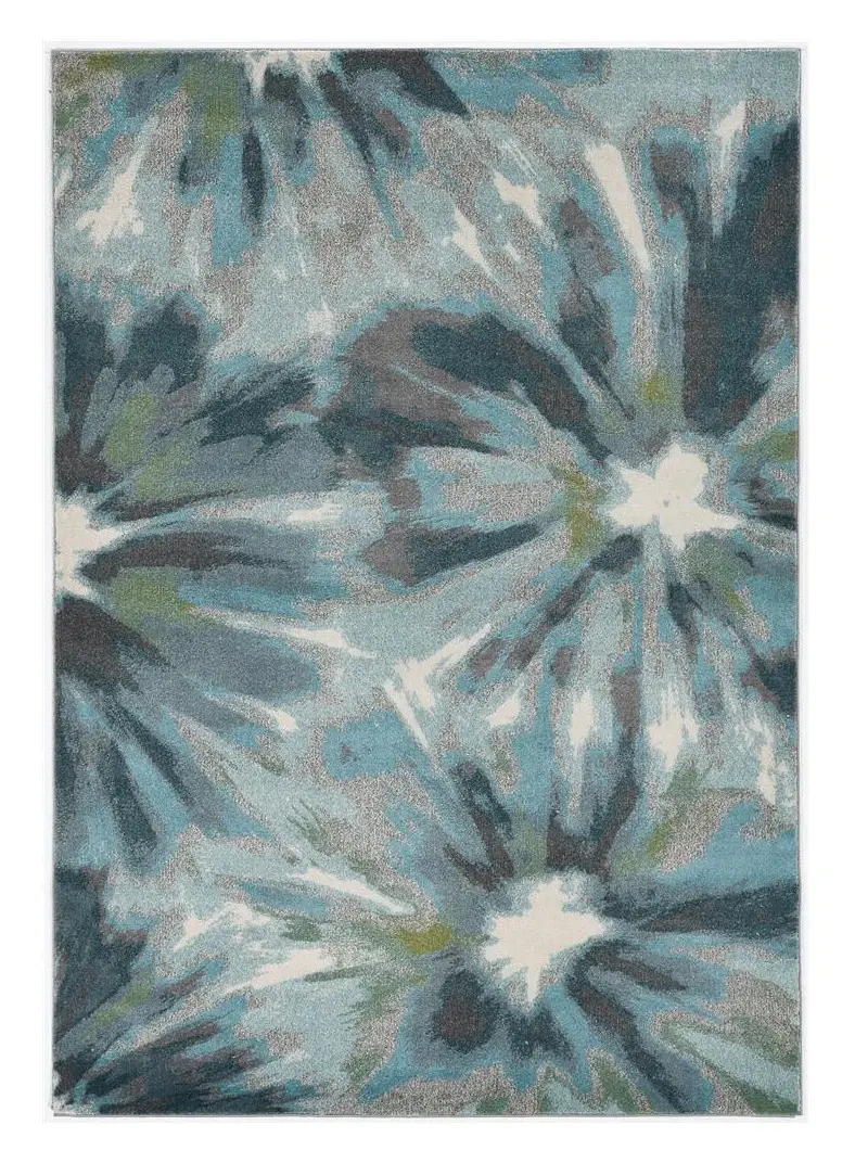 8' X 11' Teal Area Rug - Image 2