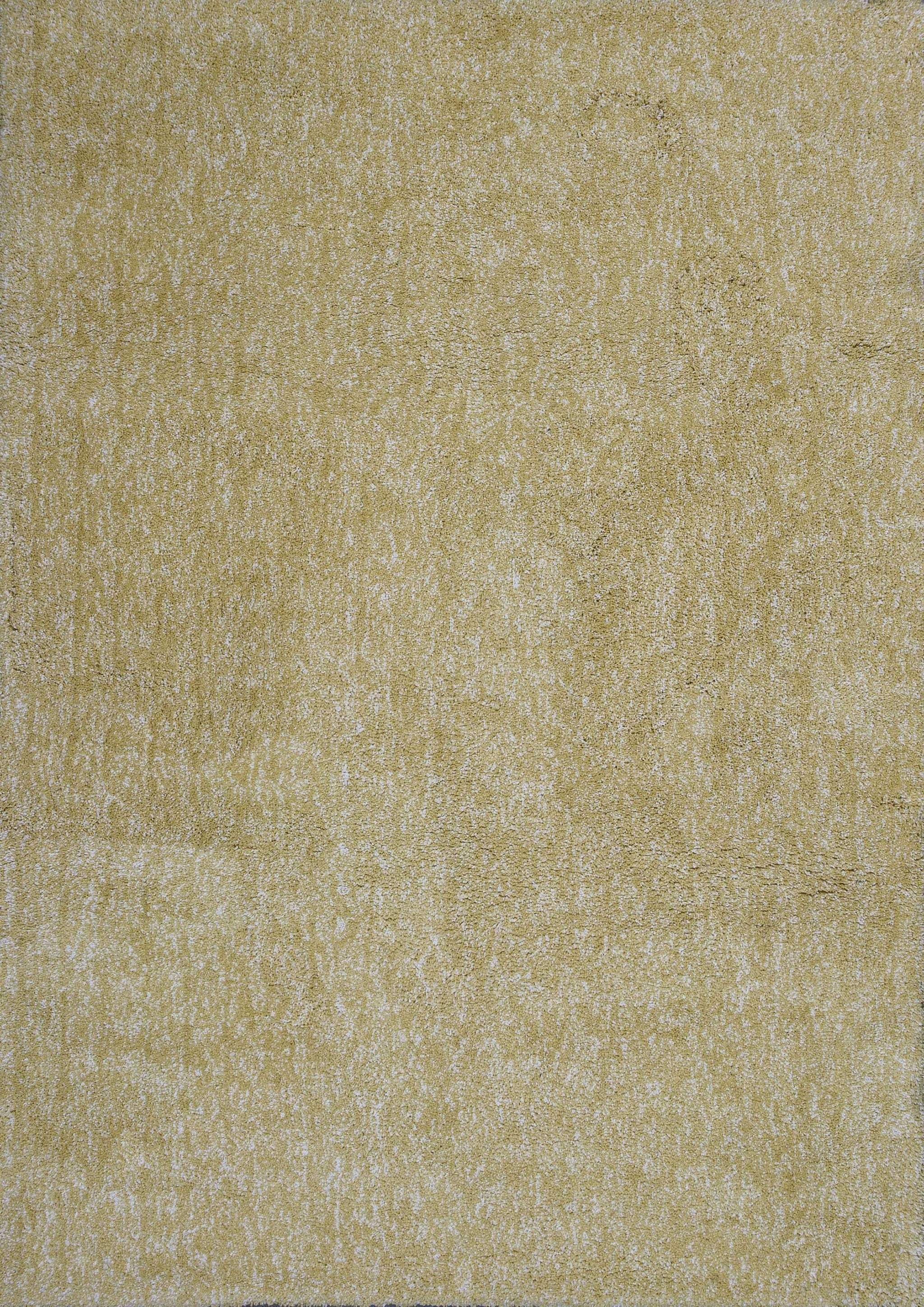 8' X 11' Yellow Heather Indoor Shag Rug - Image 7