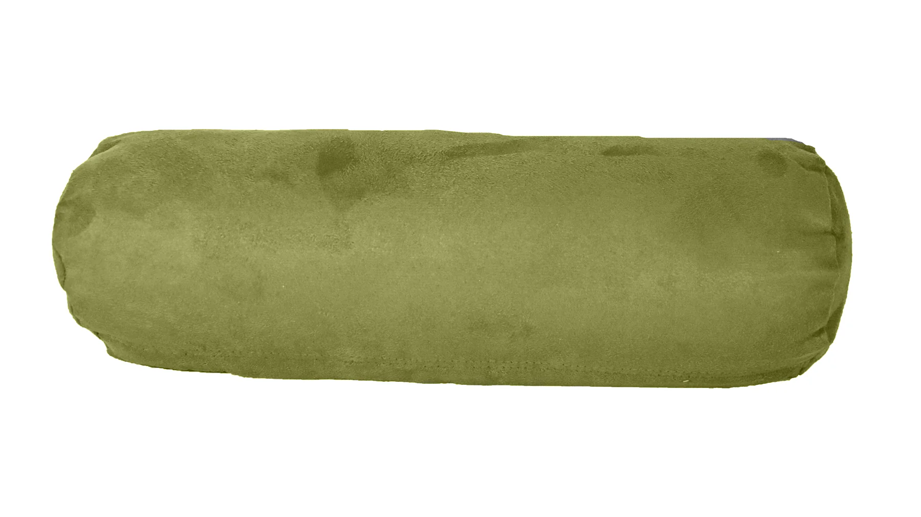 8" X 20" Moss Green Bolster Microsuede Throw Pillow - Image 2