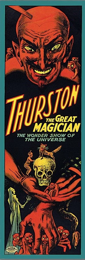 8" X 24" Thurston The Great Wonder Show Vintage Magic Poster Wall Art - Image 2