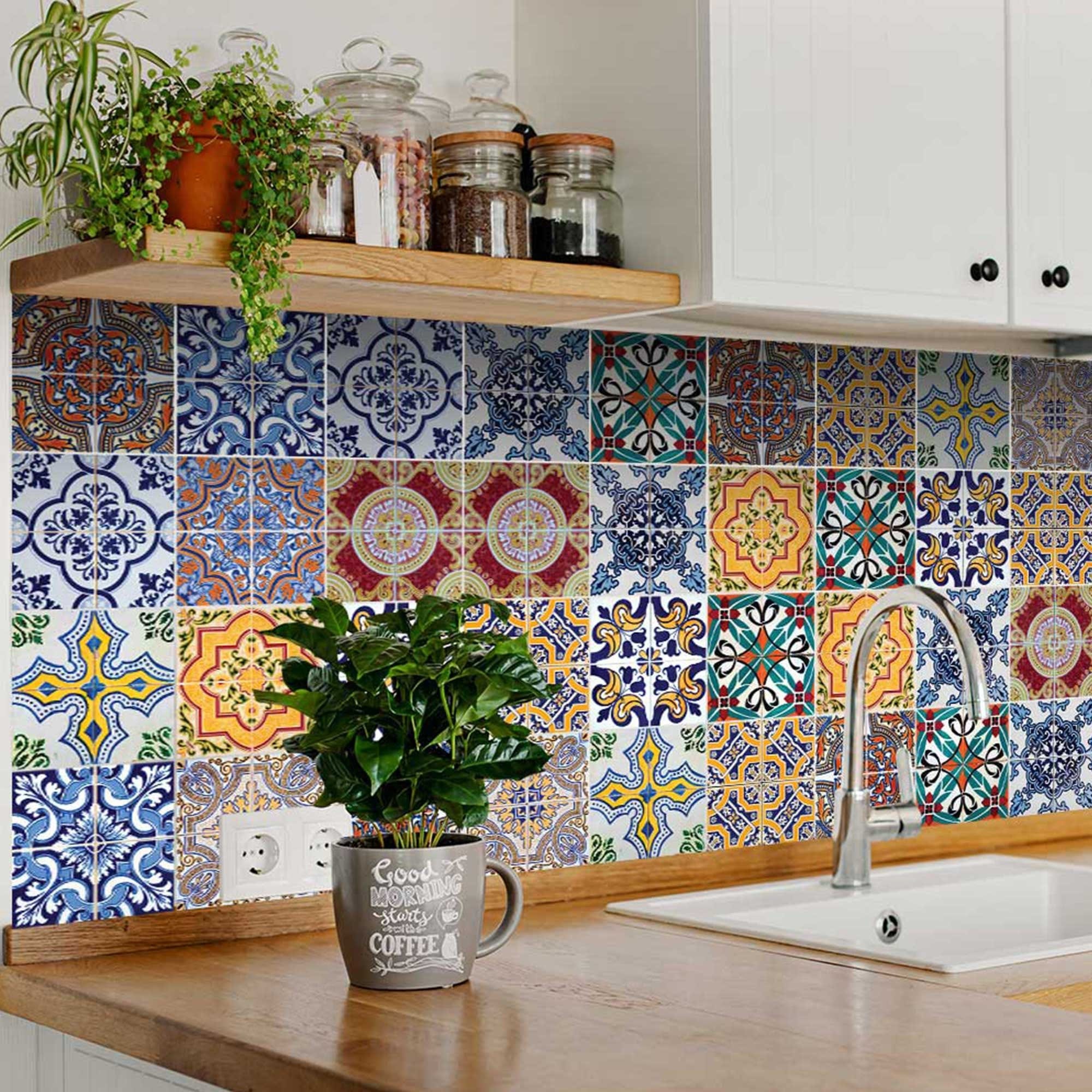 8" X 8" Addina Mutli Mosaic Peel and Stick Tiles - Image 4