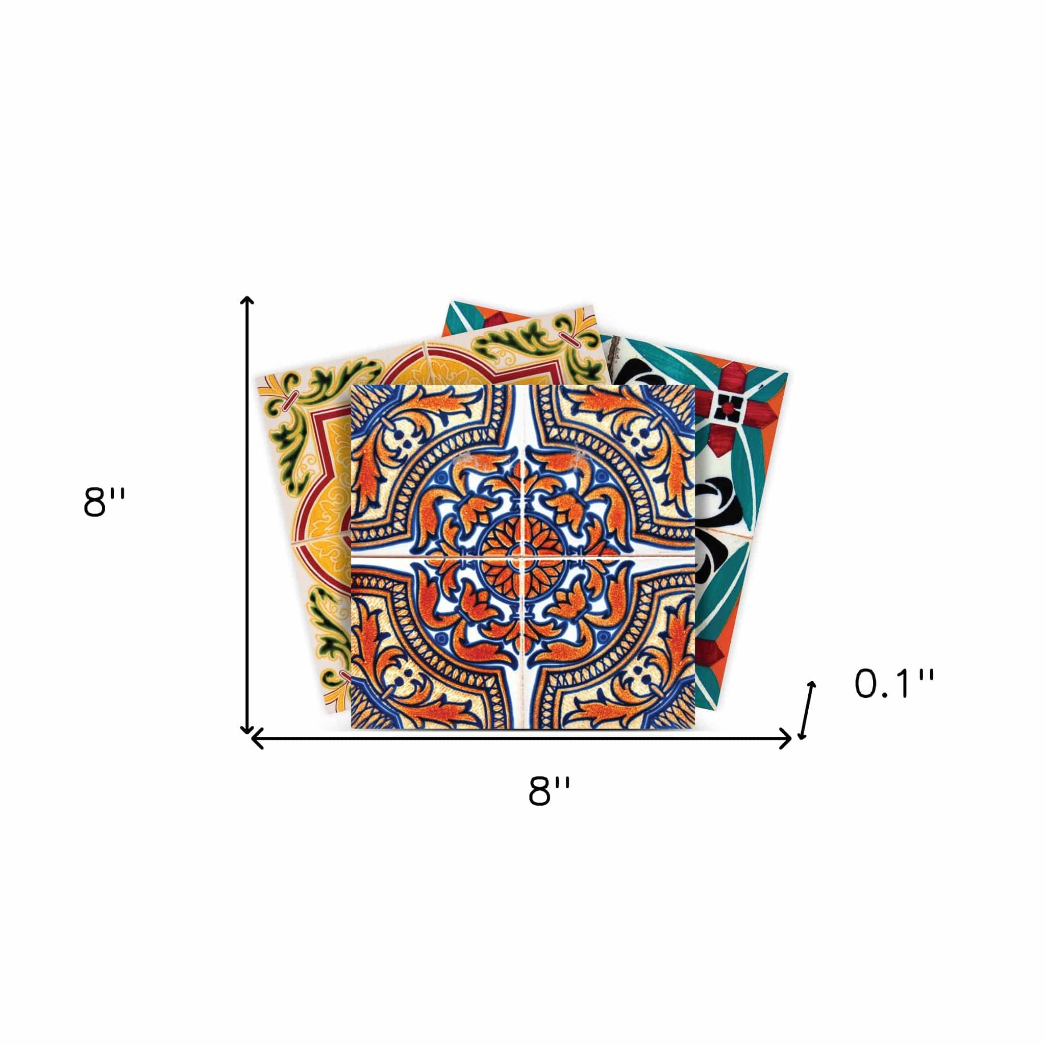 8" X 8" Addina Mutli Mosaic Peel and Stick Tiles - Image 9