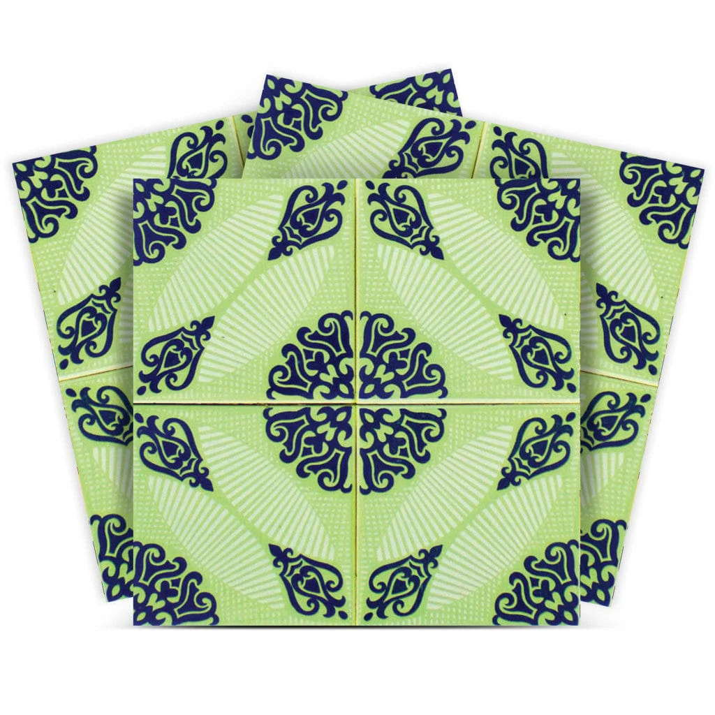 8" X 8" Aegean Orb Removable Peel and Stick Tiles - Image 3