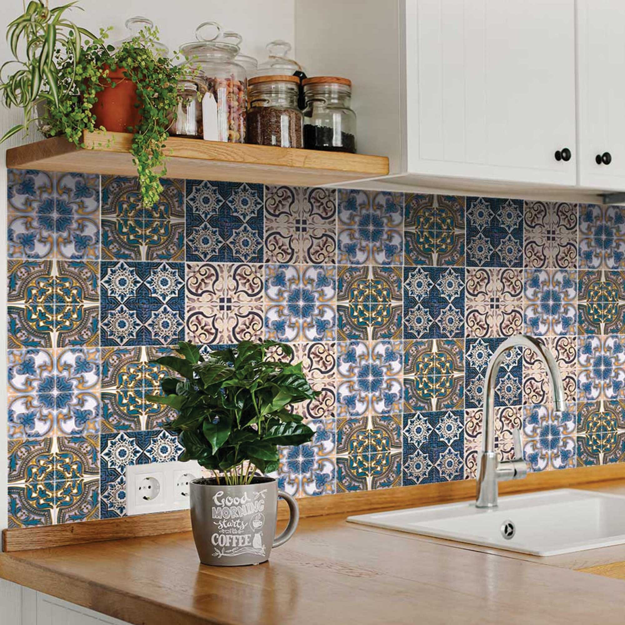 8" X 8" Agean Linda Removable Peel and Stick Tiles - Image 7