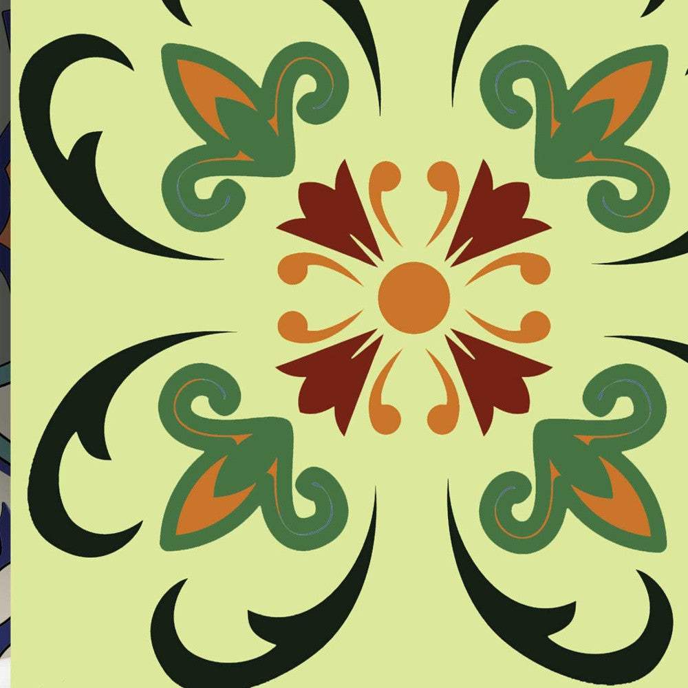 8" X 8" Auguri Flora Peel and Stick Removable  Tiles - Image 3