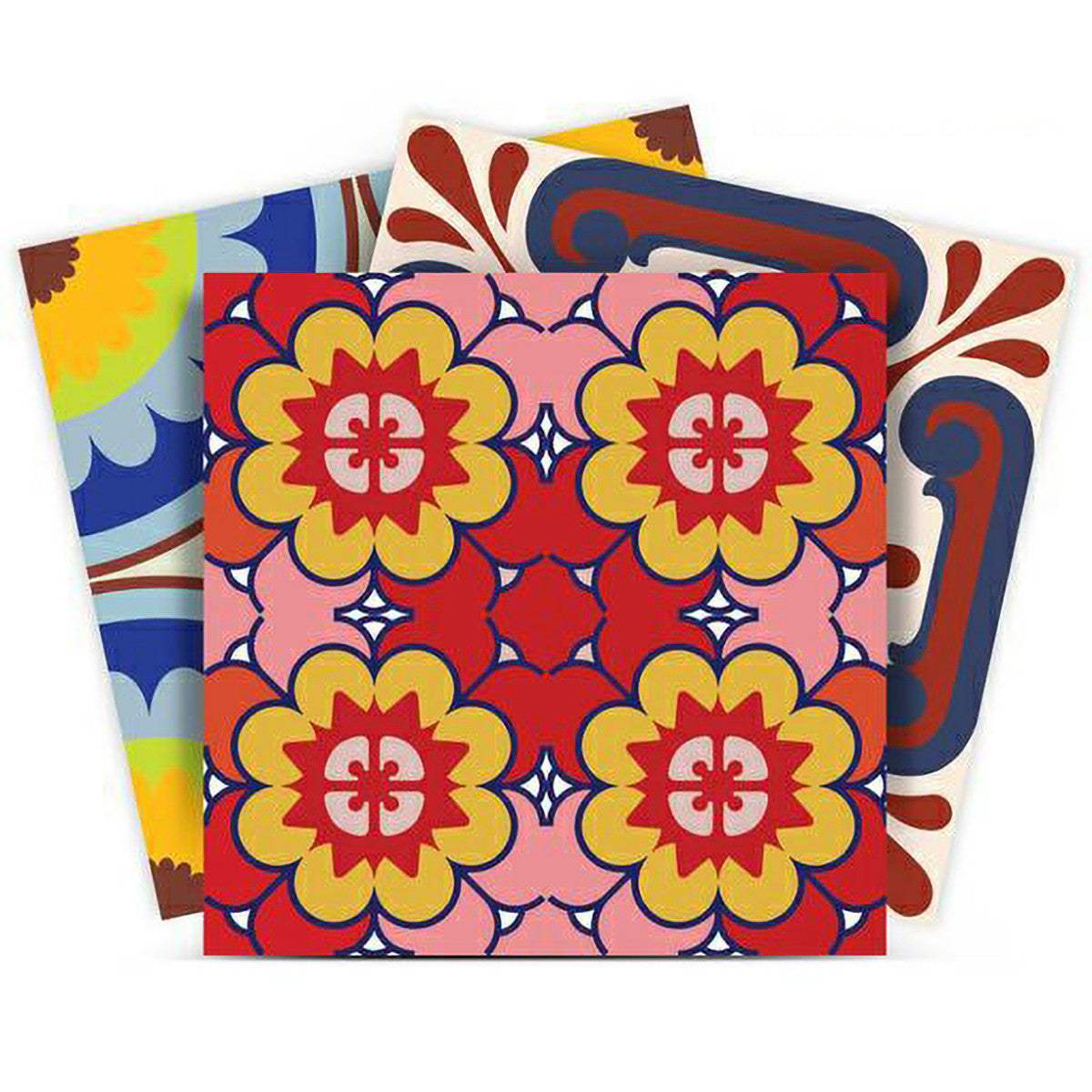 8" X 8" Auguri Geo Peel and Stick Removable  Tiles - Image 3