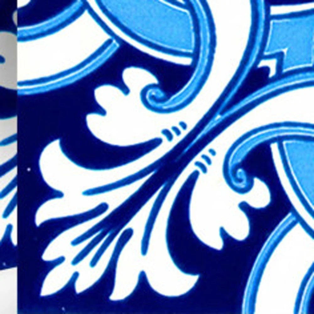 8" X 8" Blue Bali Removable Peel and Stick Tiles - Image 2
