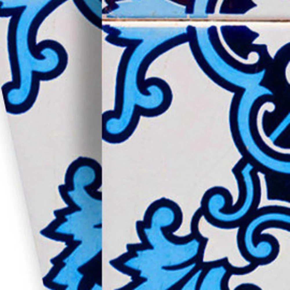 8" X 8" Blue Nelly Removable Peel and Stick Tiles - Image 2