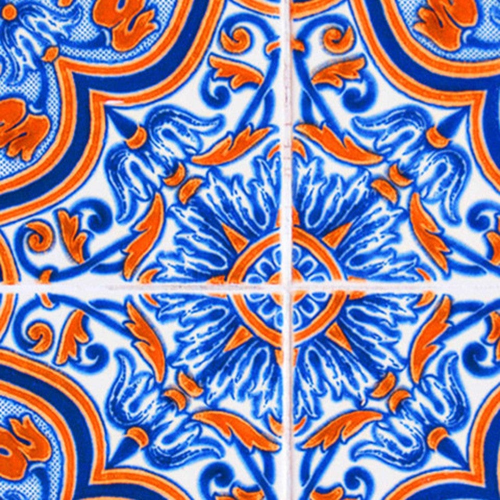 8" X 8" Blue Rust Zio Removable Peel and Stick Tiles - Image 2