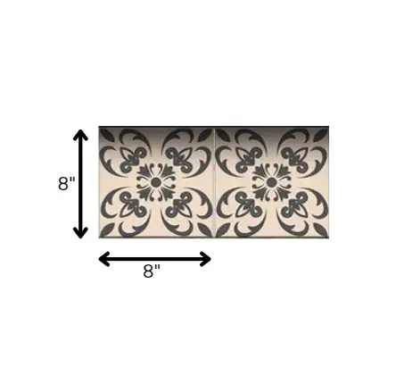 8" X 8" Charcoal Orchid Peel And Stick Removable Tiles - Image 9