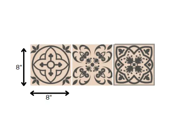 8" X 8" Espresso Brown Mosaic Peel And Stick Removable Tiles - Image 9