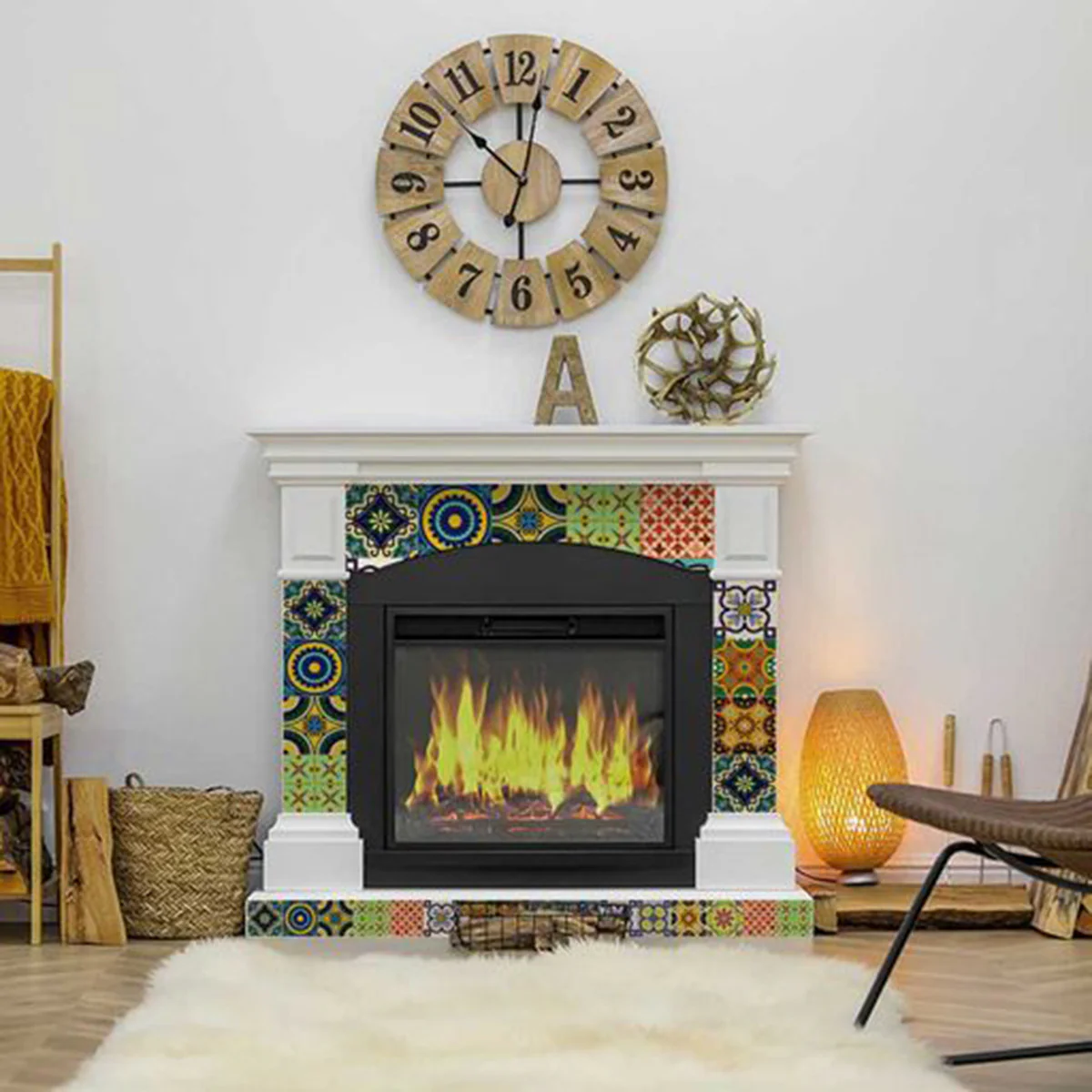 8" X 8" Euro Mosaic Peel and Stick Removable Tiles - Image 7
