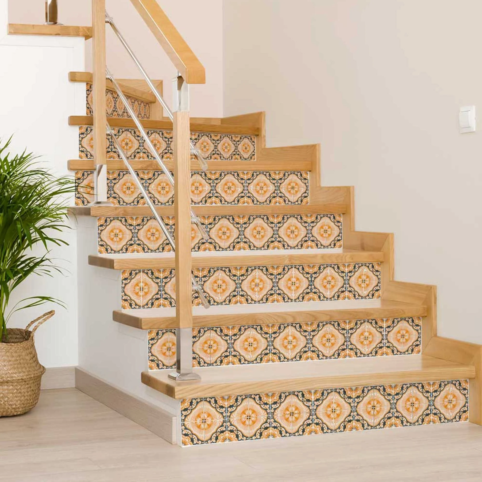 8" X 8" Golden Deco Peel And Stick Removable Tiles - Image 4