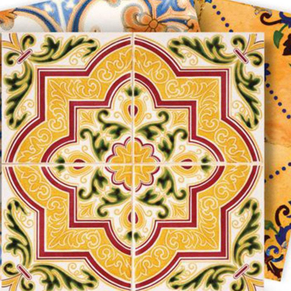 8" X 8" Golden Multi Mosaic Peel and Stick Tiles - Image 4