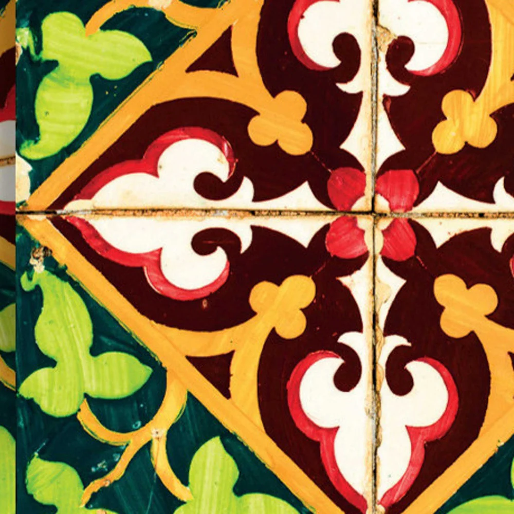 8" X 8" Green Leva Removable Peel and Stick Tiles - Image 3