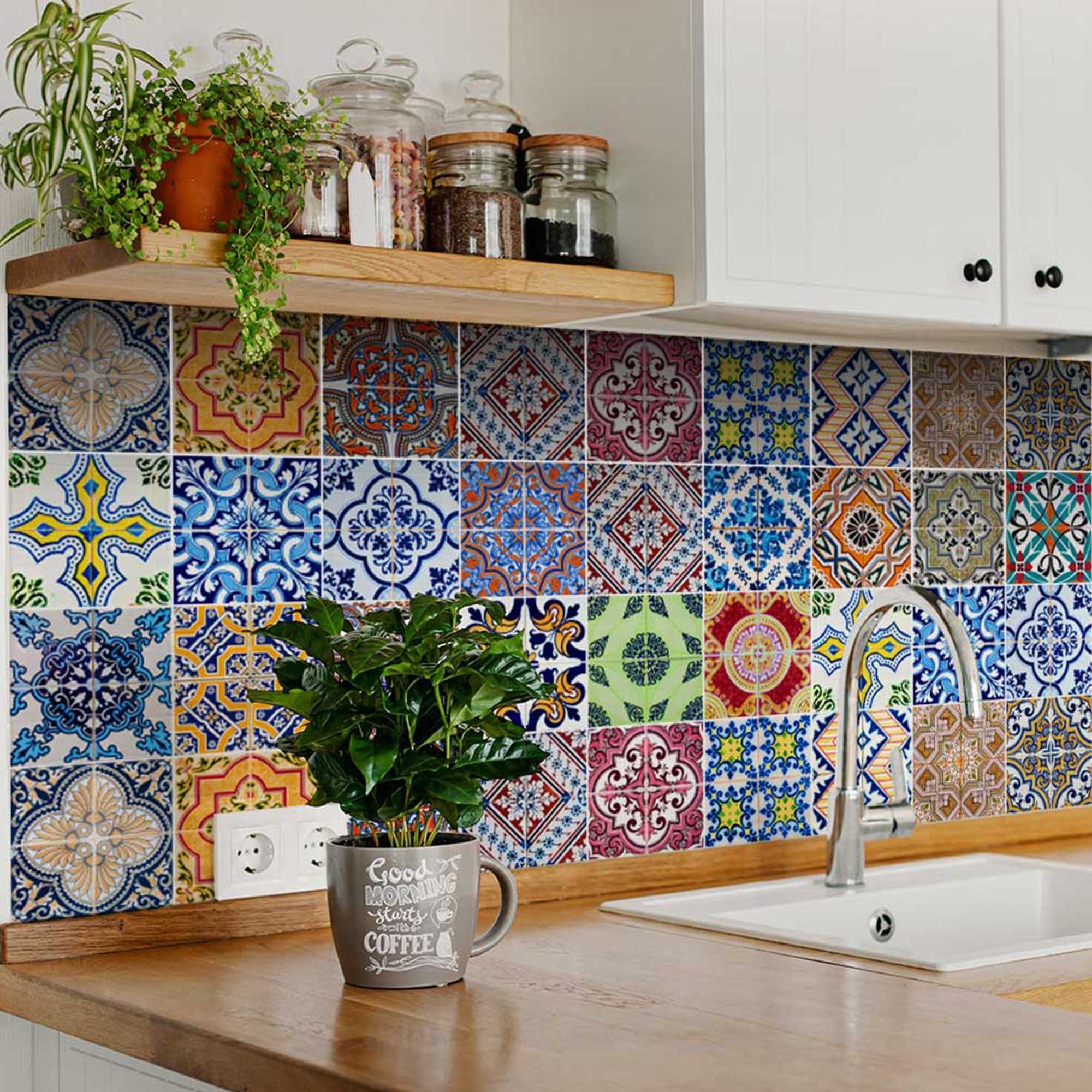 8" X 8" Linna Mutli Mosaic Peel and Stick Tiles - Image 5