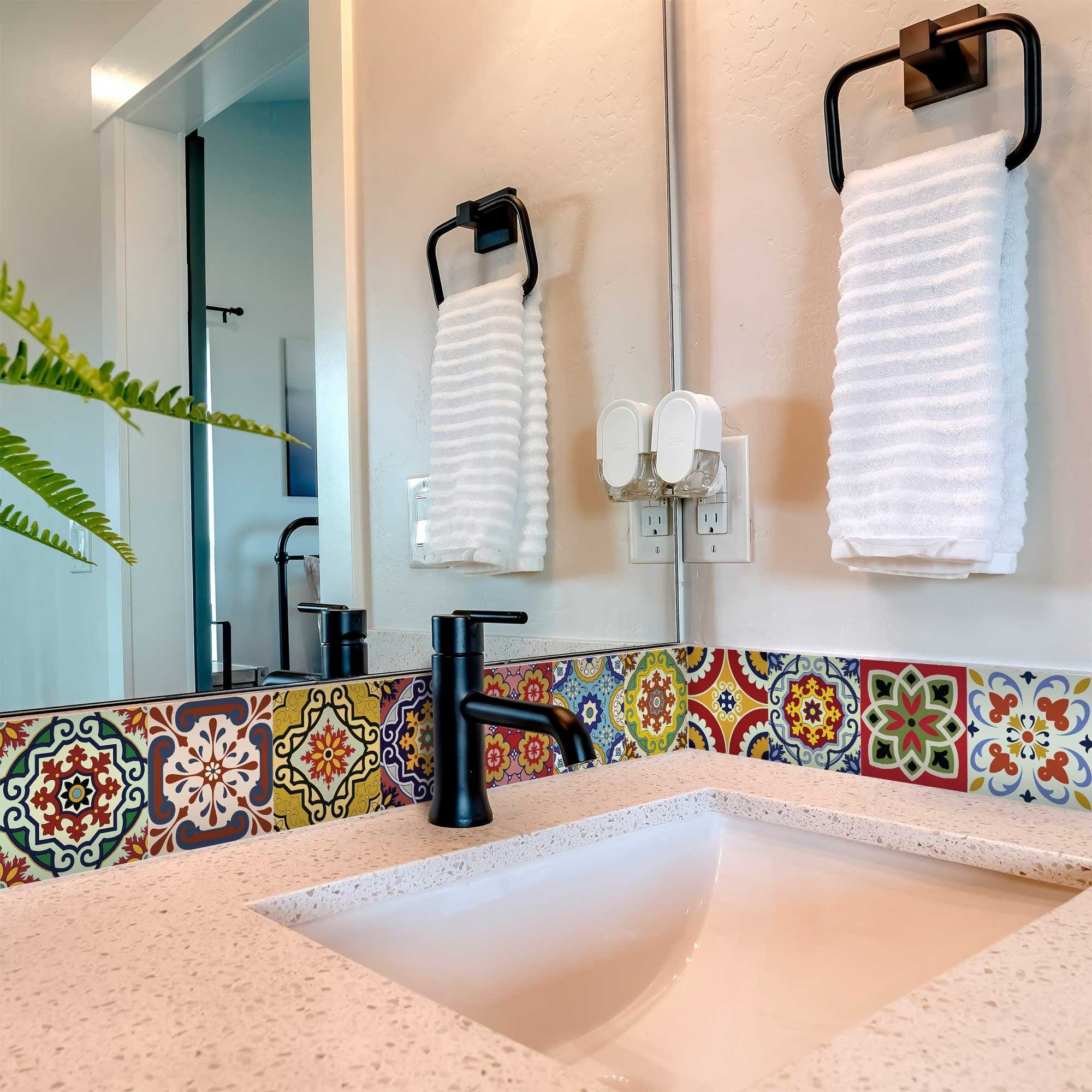 8" X 8" Mediterra Mosaic Peel and Stick Tiles - Image 5