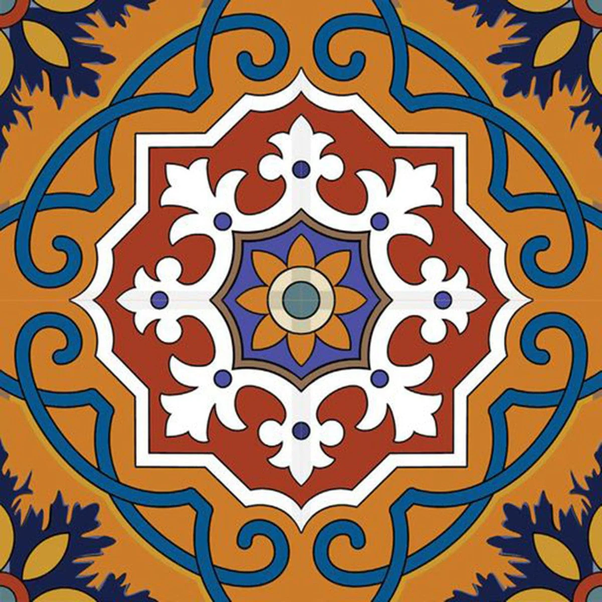 8" X 8" Mediterranean Mash Mosaic Peel and Stick Tiles - Image 2