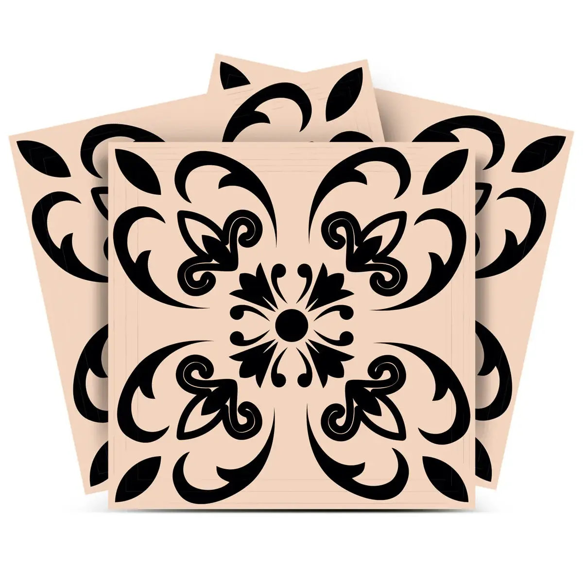 8" X 8" Mini Orchid Peel And Stick Removable Tiles