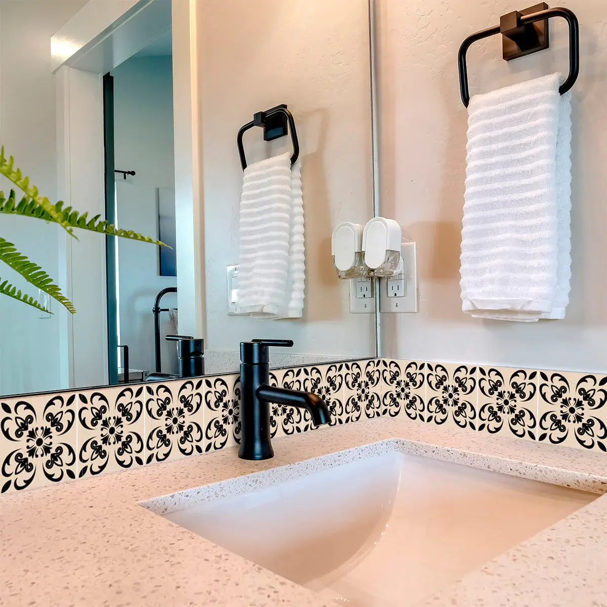 8" X 8" Mini Orchid Peel And Stick Removable Tiles - Image 5