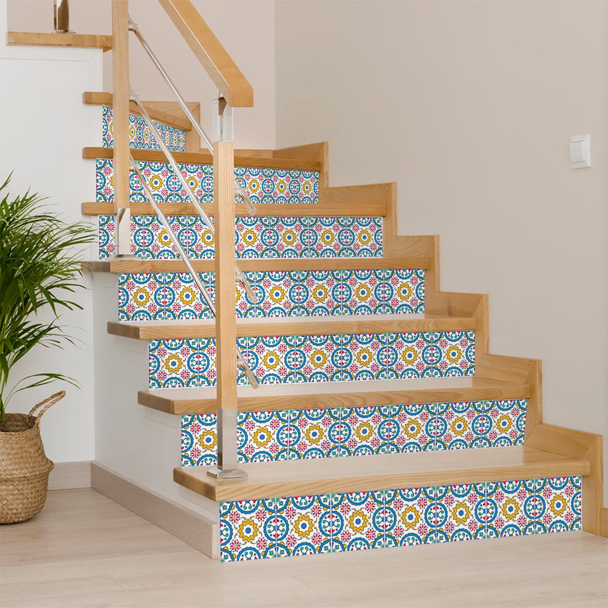 8" X 8" Raffia Gia  Removable Peel and Stick Tiles - Image 6