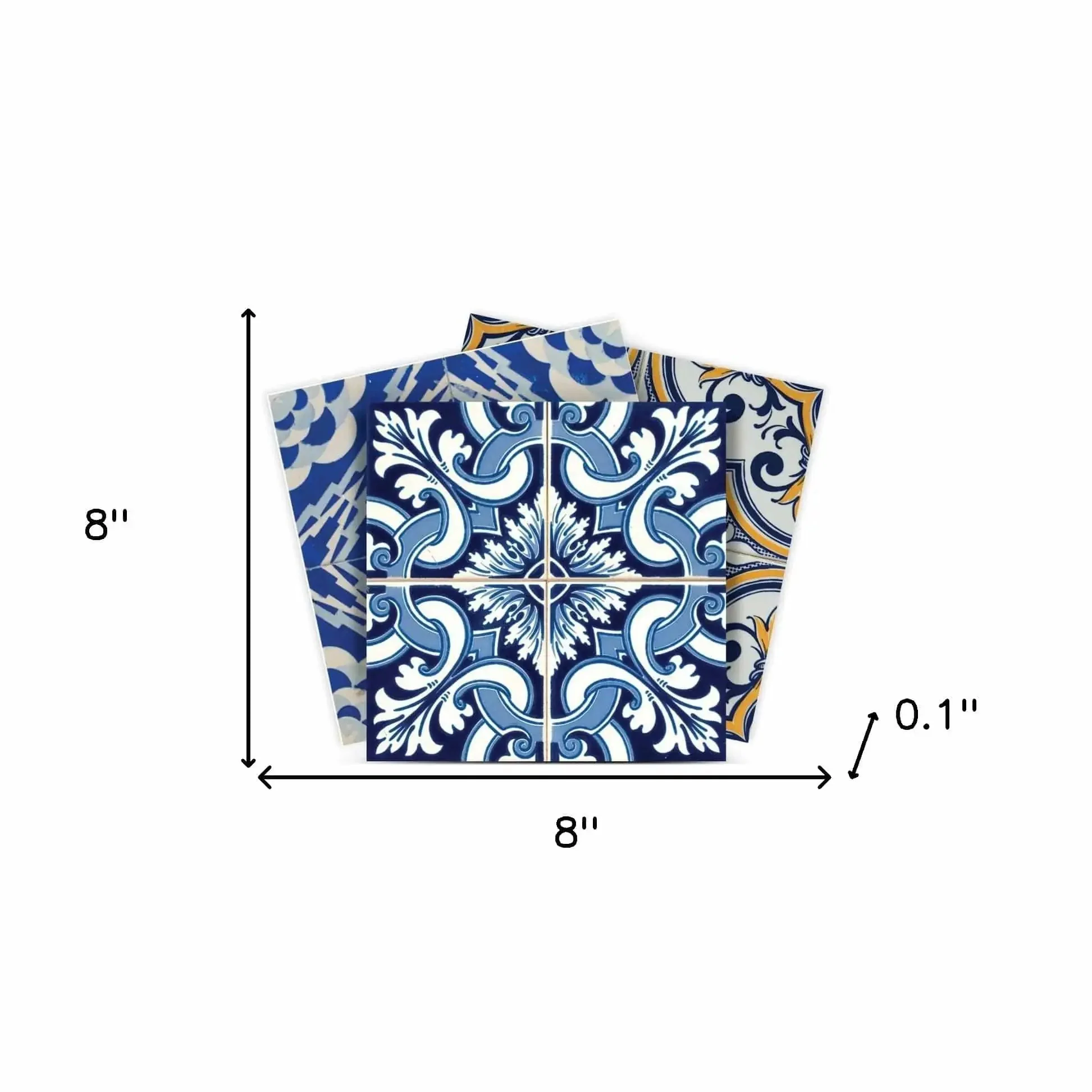 8" X 8" Randy Mutli Mosaic Peel and Stick Tiles - Image 8