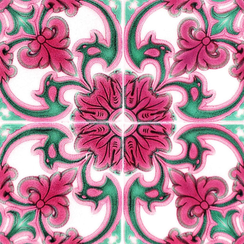 8" X 8" Rosa Pink Lea Removable Peel and Stick Tiles - Image 3