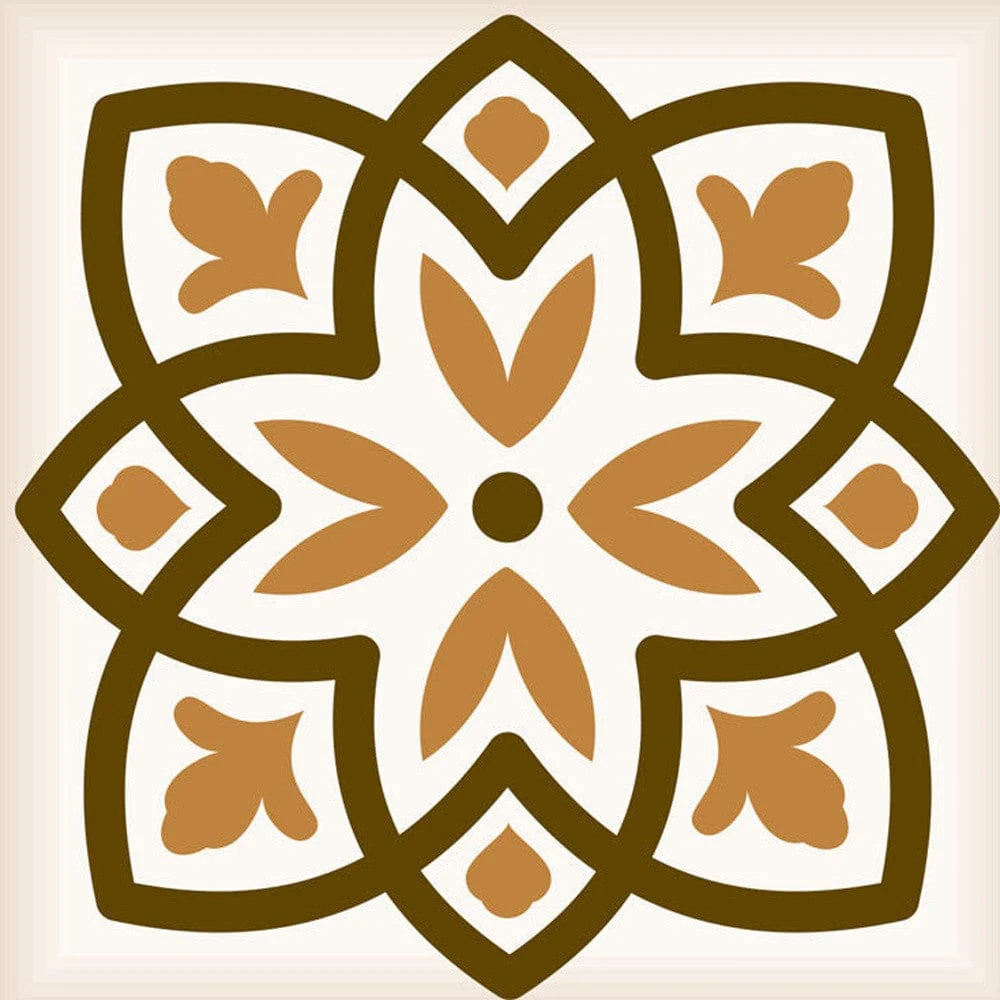8" x 8" Snickerdoodle Mosaic Pop Peel and Stick Removable Tiles - Image 5