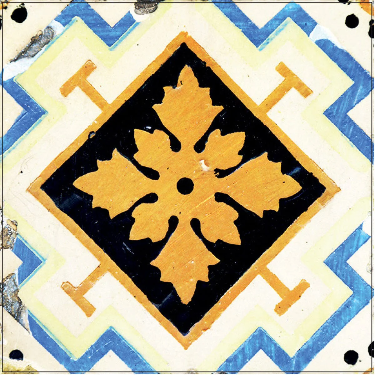 8" x 8" Snowflake and Diamond Peel and Stick Removable Tiles - Image 7
