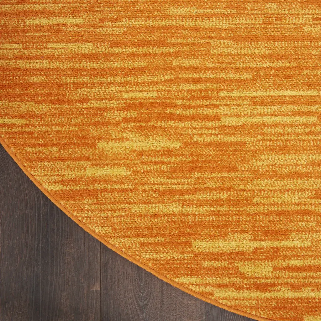 8' X 8' Sunburst Round Non Skid Indoor Outdoor Area Rug - Image 4
