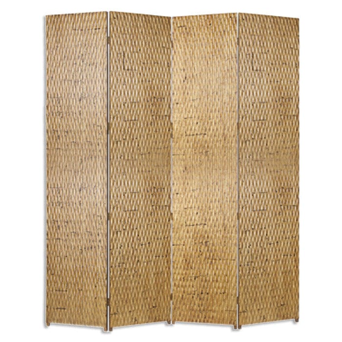 84" X 84" Gold Wood  Screen - Image 2