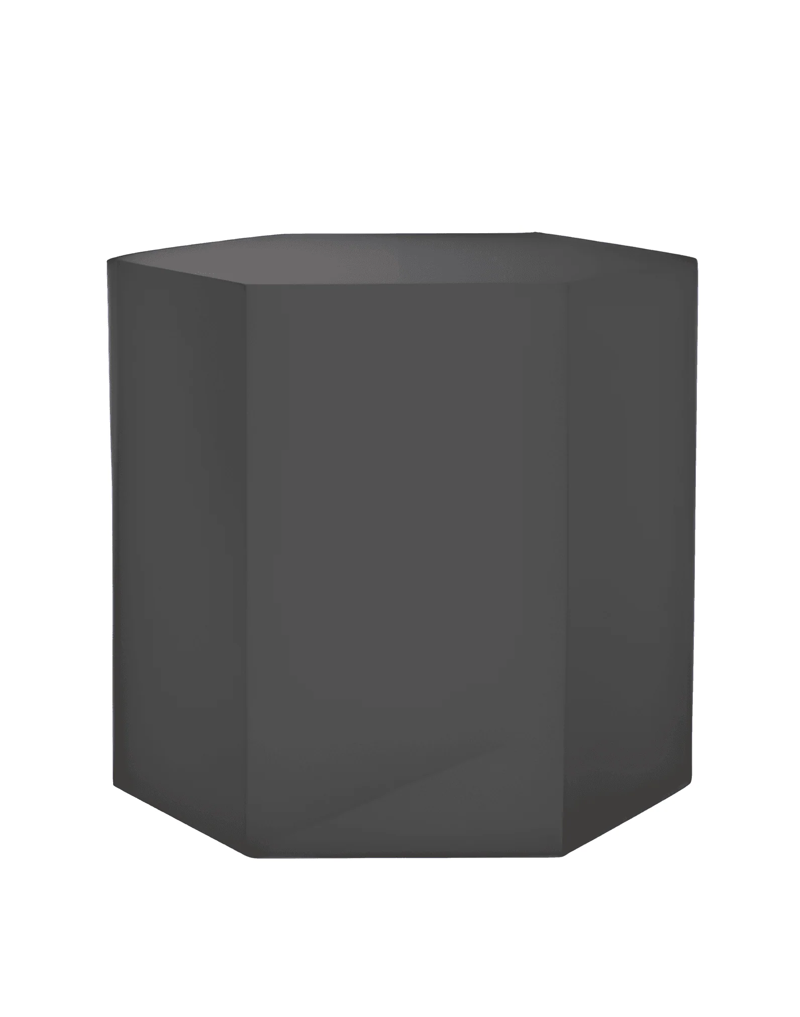 9" Gray Wood End Table