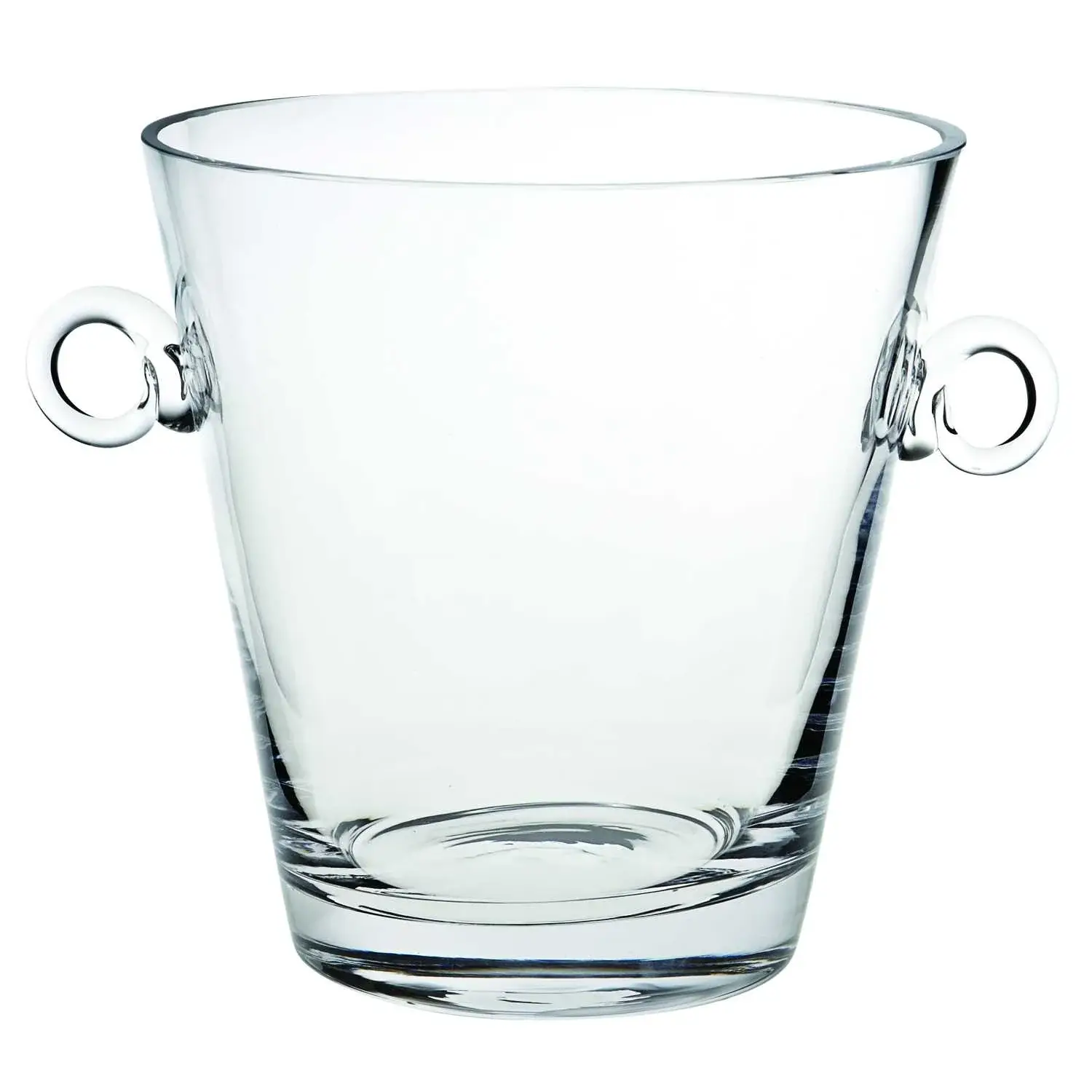 9 Mouth Blown European Glass Ice Bucket Or Cooler
