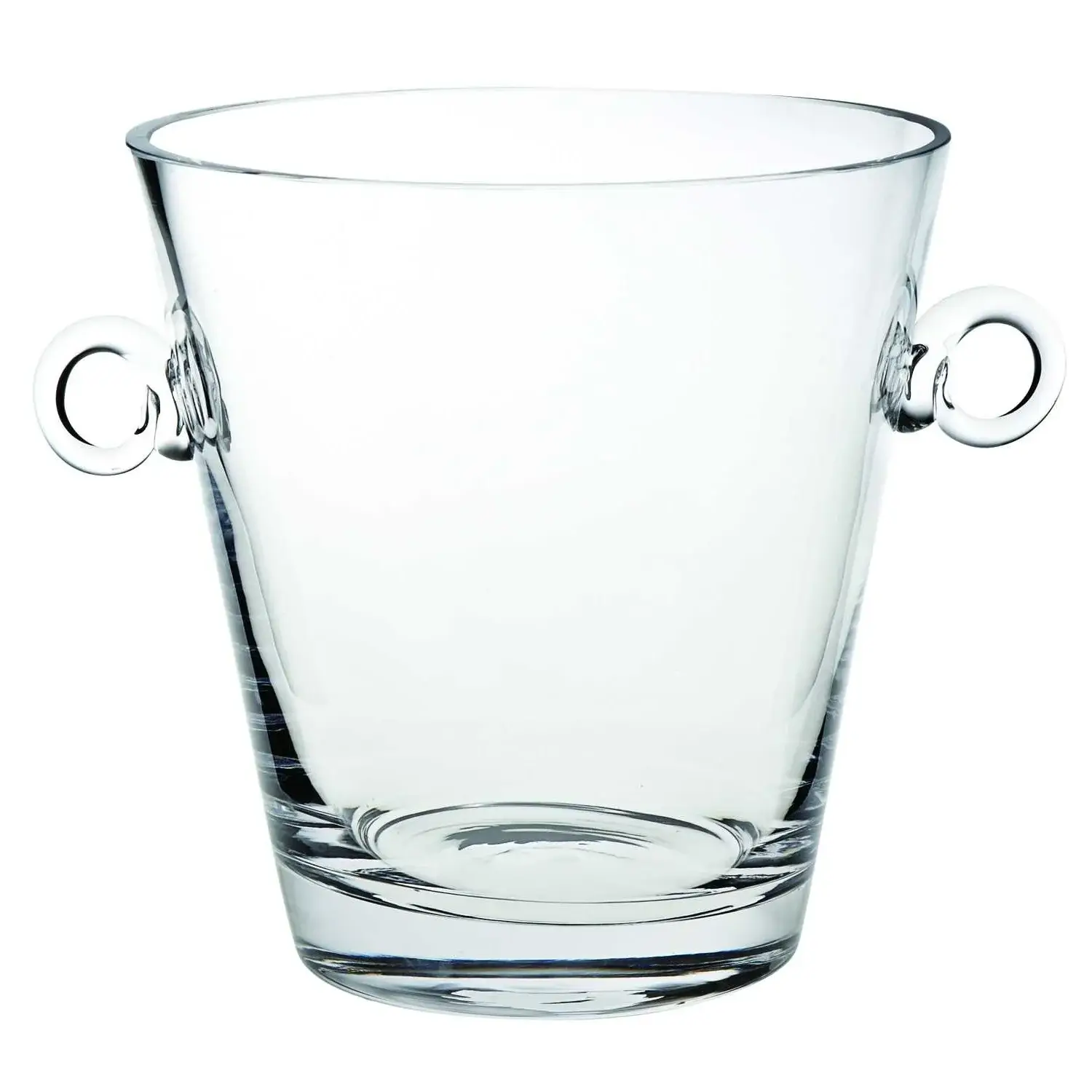 9 Mouth Blown European Glass Ice Bucket Or Cooler - Image 2