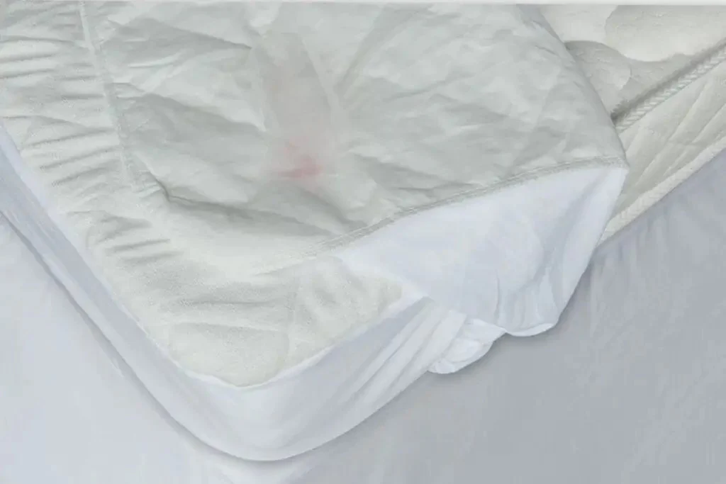 9" Waterproof Bamboo Terry Crib Mattress Pad Liner Mattress Cover Only - Image 3
