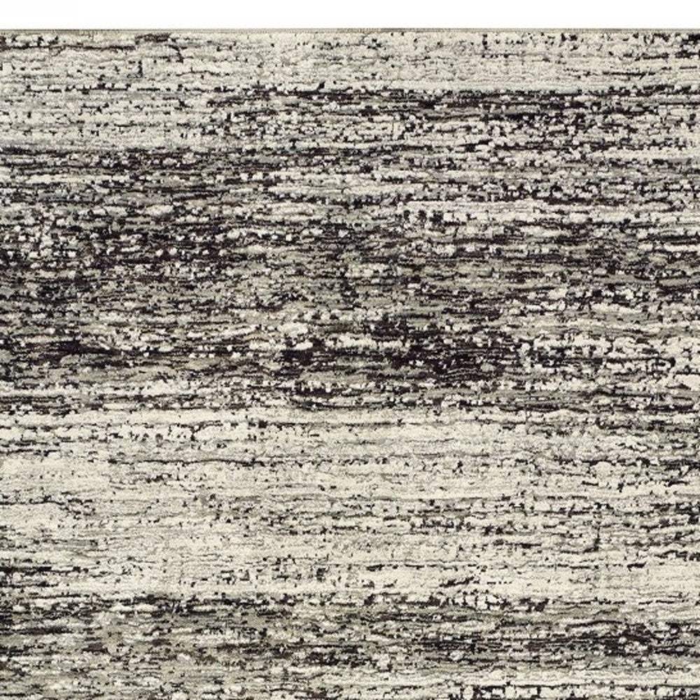 9' X 12' Ash And Slate Abstract Area Rug - Image 2