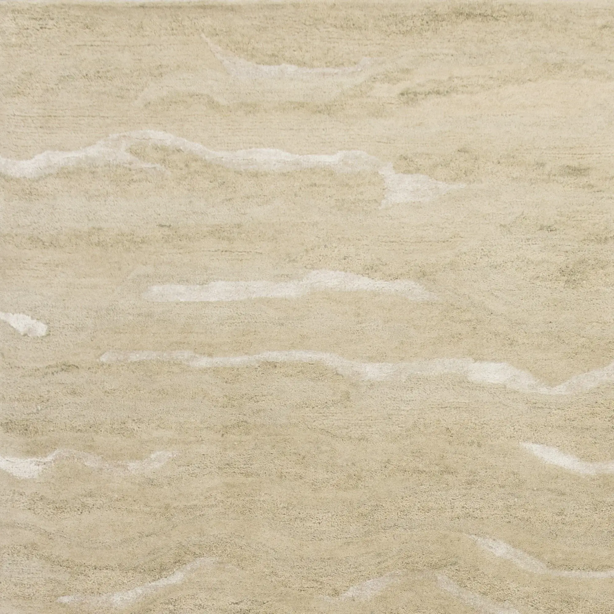 9' X 12' Beige Wool Hand Tufted Area Rug - Image 5