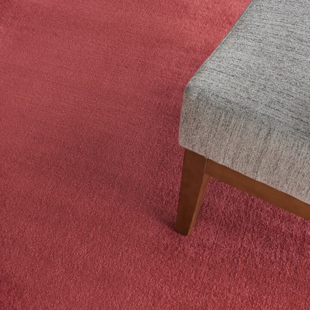 9' X 12' Brick Red Stain Resistant Indoor Outdoor Area Rug - Image 5