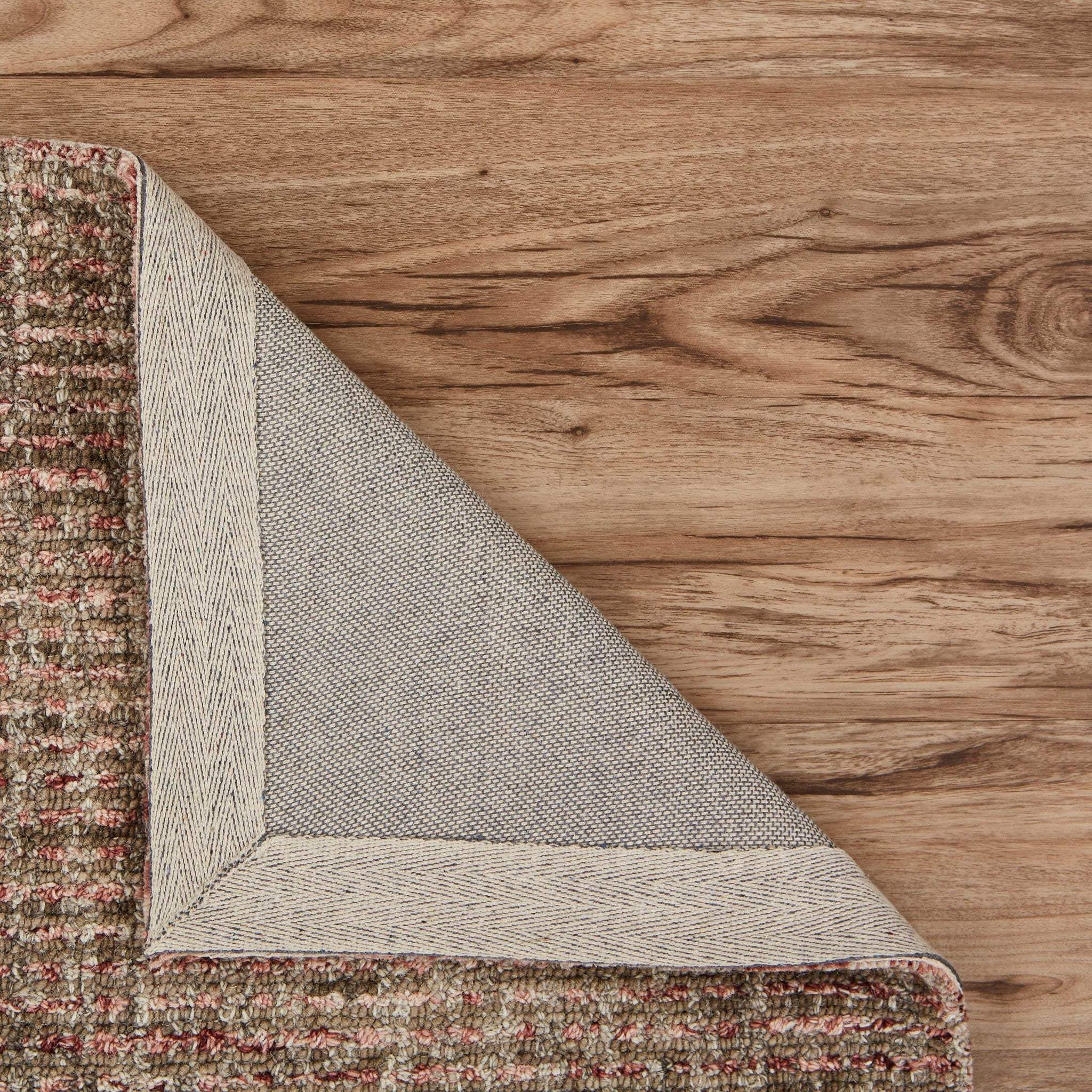 9' X 12' Brown Detailed Weave Area Rug - Image 4