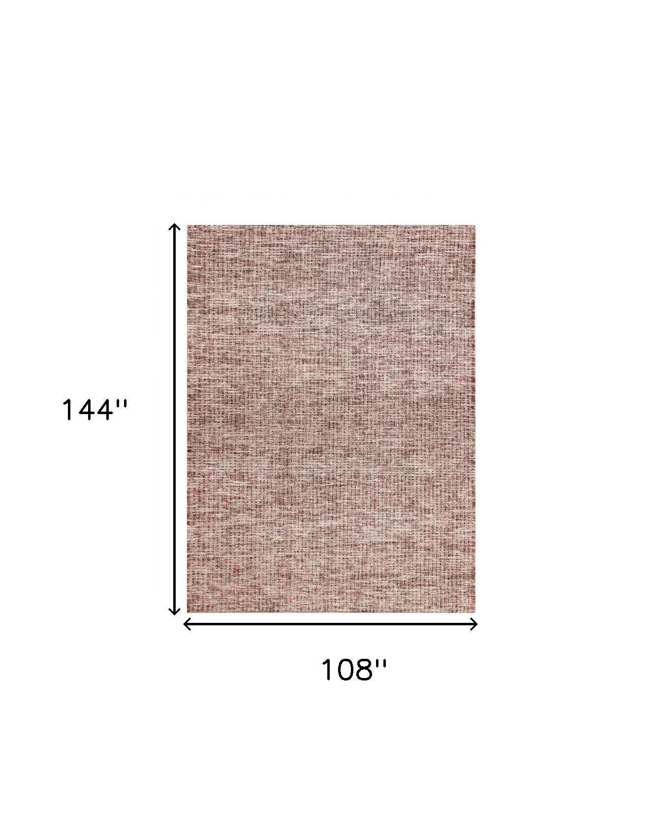 9' X 12' Brown Detailed Weave Area Rug - Image 6
