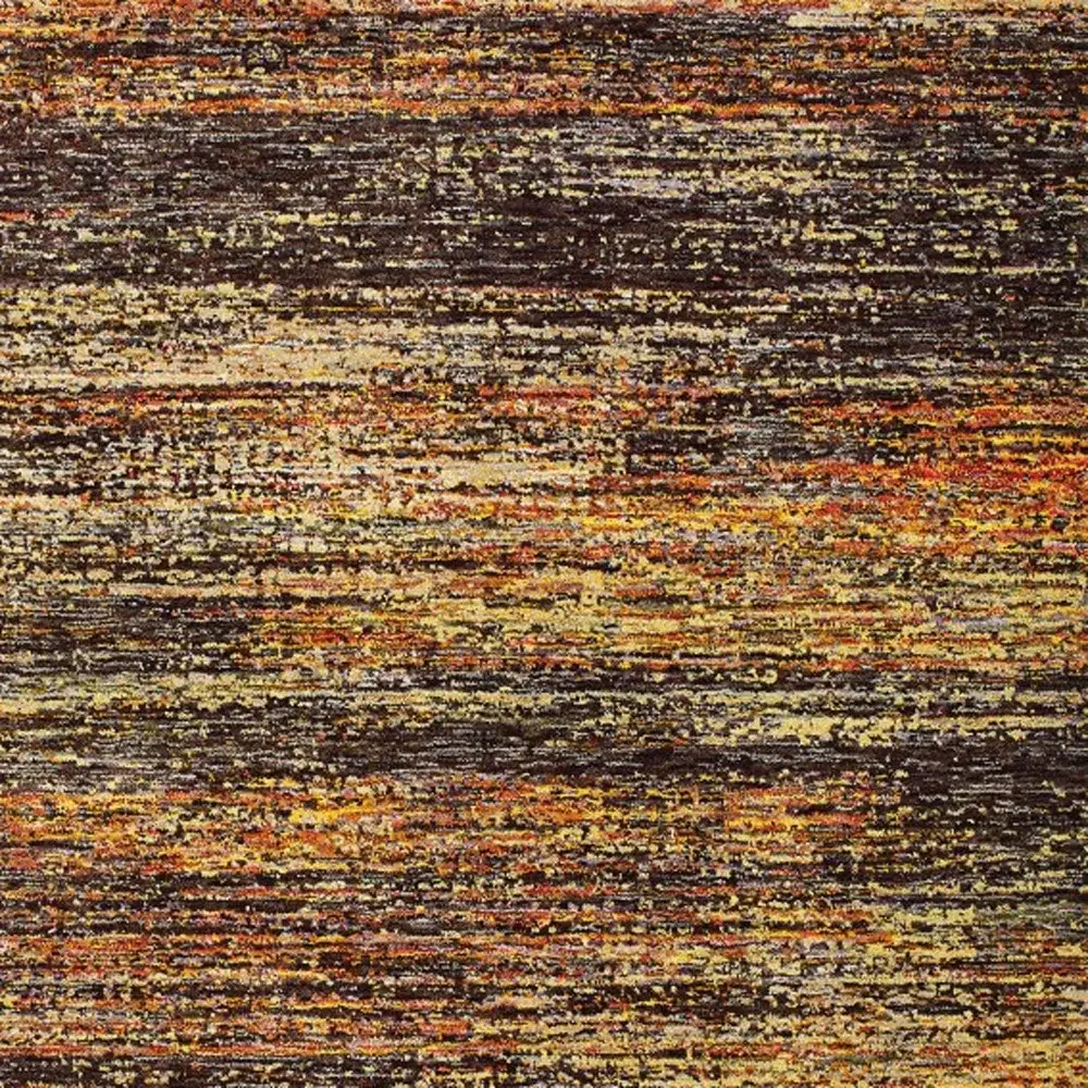 9' X 12' Gold And Slate Abstract Area Rug - Image 4