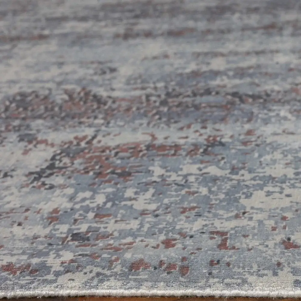 9' X 12' Gray Abstract Hand Loomed Area Rug - Image 6