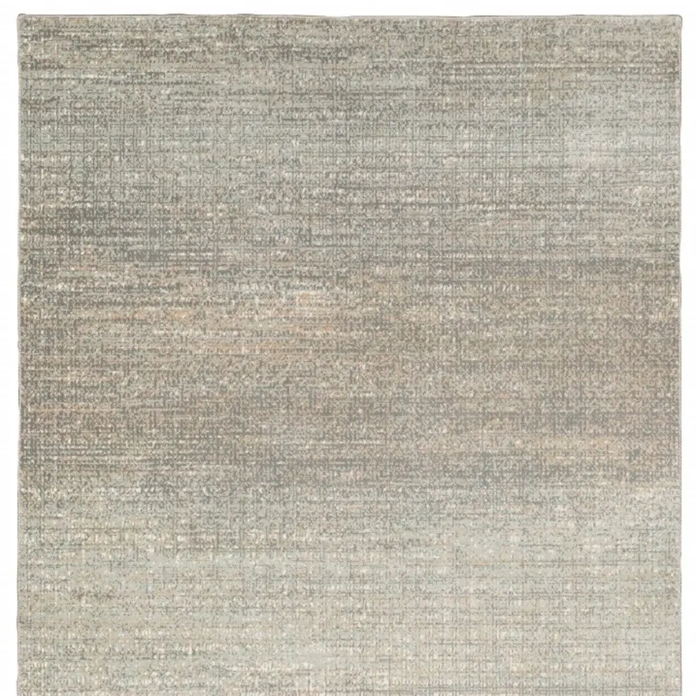 9' X 12' Gray Green Abstract Confetti Indoor Area Rug - Image 3