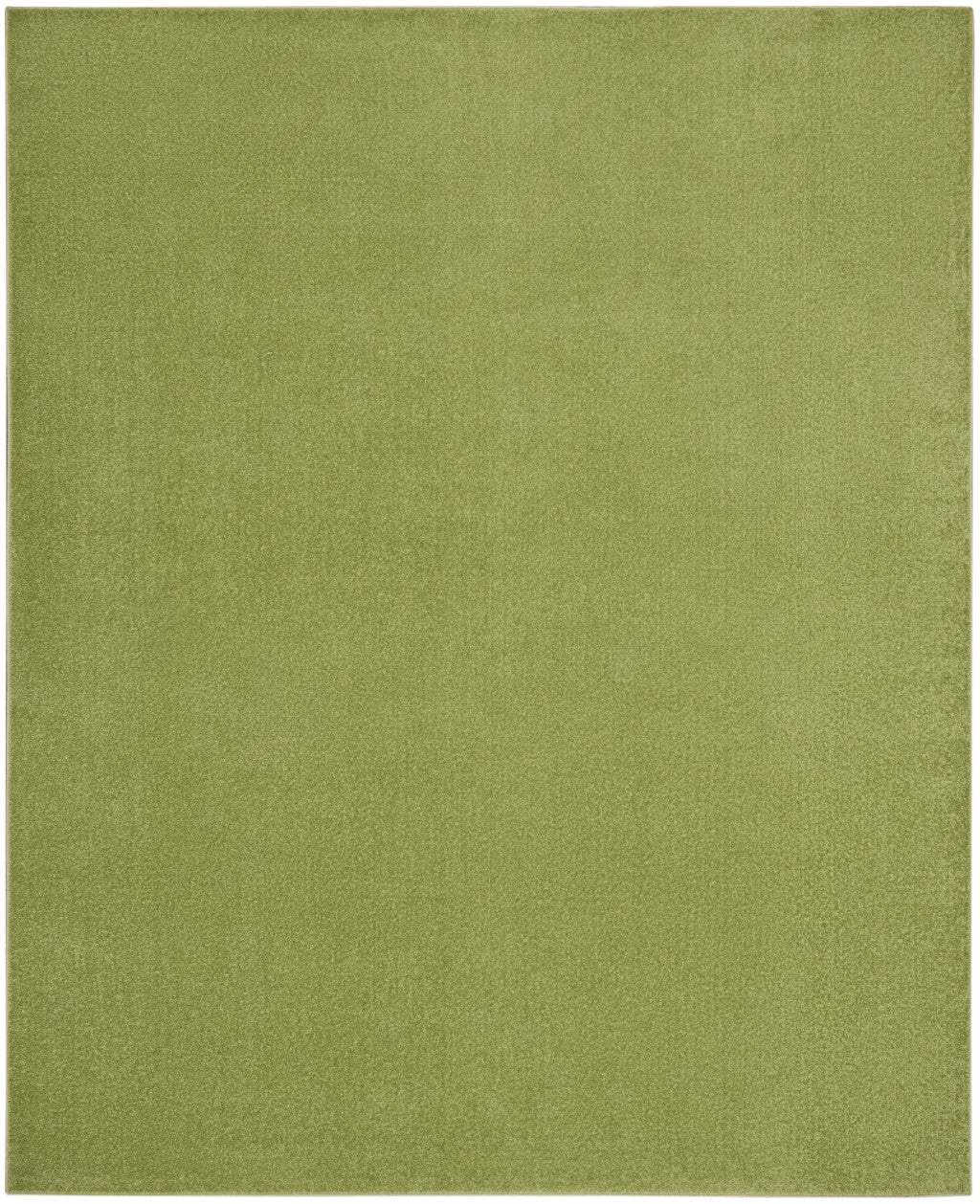 9' X 12' Green Non Skid Indoor Outdoor Area Rug
